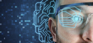 Artificial Intelligence, Wearable Computer, Smart Glasses, Binary Code, Technology